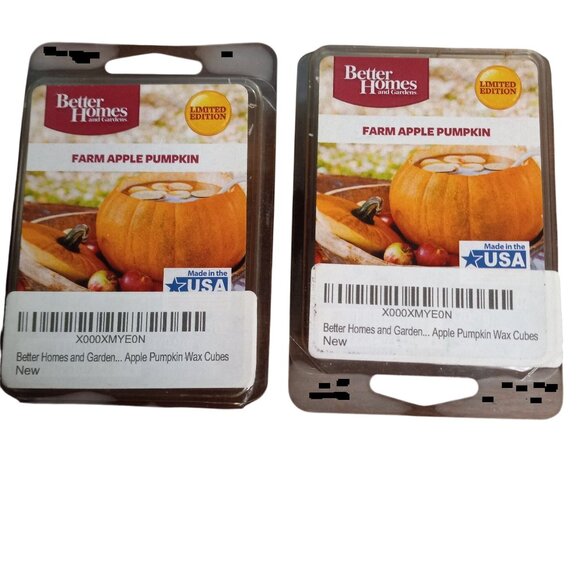 Better Homes & Gardens Farm Apple Pumpkin LE Scented Wax Cubes 2.5 Oz NEW - Picture 2 of 6